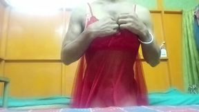 Indian Crossdresser Reshma Self Sex in Hotel