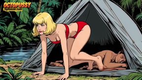 White Wife Nancy Becomes a Bitch for a Big Black Jungle Cock