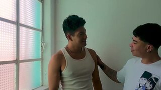 Cain Gomez and Alam Herrera putting on a Latino show