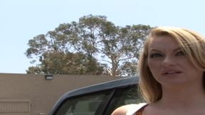 Wives Want Black Scene 4 - Blonde MILF with Big Tits Wants a Big Black Cock Inside