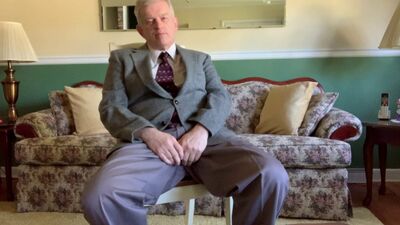 Stepdad stripping and masturbating