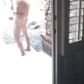 High Risk Front Porch Masturbation