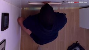 Young 25-year-old at the Gloryhole - His Ass at the Hole