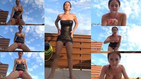 Jerk Off instruction from your favorite mistress and pee masturbation
