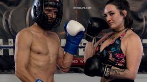 Irene Silver vs Ken Cool - The Final Boss of the Silvers Boxing Gauntlet - Mixed Boxing Beatdown
