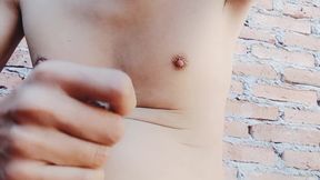 Cute *** Masturbating Outdoors