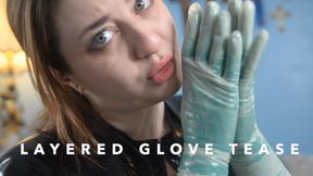 Glove Slut/JOI Layered Medical Gloves