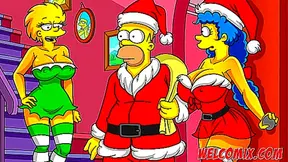 Marge Simpson Gifts Herself to Hobos in Naughty Holiday Parody Fun