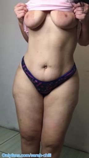 Trying on Panties with a Big Perfect Ass - Which one did you like best?
