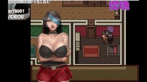 Scarlet Black Widow Sucks Game Dick On Casting Couch & Cums Hard