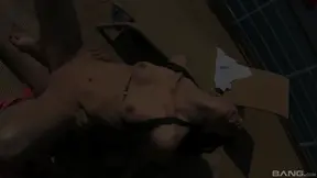 Aliz's Quivering Orgasm Reached During Hot Interracial Threesome