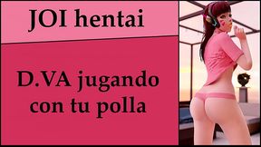 D.VA quiere jugar con tu polla. JOI en espa&ntilde_ol.