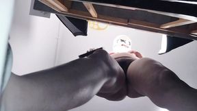 Sexy wife doing housework naked. Brunette, hairy pussy, big ass, big tits.