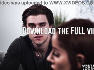 Slim lesbian Latin honey hotty fucks her fiances cruel big rod step brother