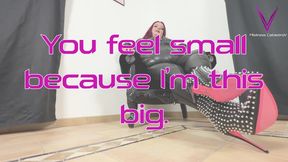 Giantess Humiliation Comparison - POV by Empress CatastroV