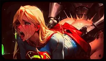 Kara's Fiery Showdown with the Kryptonite Krew - 3D Hentai Action