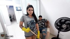 Hot Sibling Action with My Naughty&#x1F608; Step Sister - Spanish Porn
