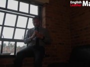 Verbal Master smokes cigar as he changes from suit to leather & discusses using his slave PREVIEW
