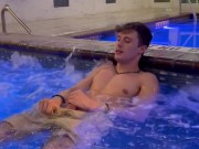 pool employee almost caught me masturbating
