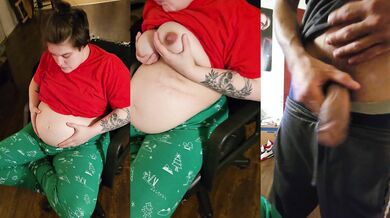 Christmas pajamas and cock sucking oh prego body brimmed with cum