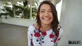 Brunette's VIP Desire Sparks Wild Passion in Public Affair