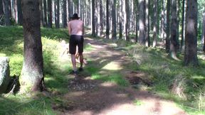 Nature erotic shooting in the forrest - part 1
