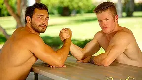 Hardbodies Grind Hard: Steamy Standing Sex Action – CorbinFisher Men 18+