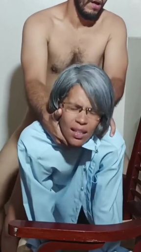 fucking my stepson with his good cock in my creamy pussy - Porn in Spanish.   Clip 3