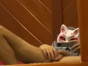Multiple perspectives masturbation in bed
