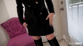 ”Big Tit Teen Kylie Rocket Strips & Teases in Lingerie & Fucks Herself”