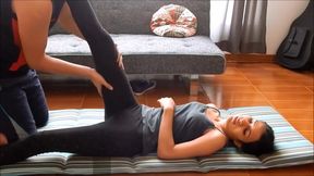 Yoga instructor gets fucked by hot student 18+