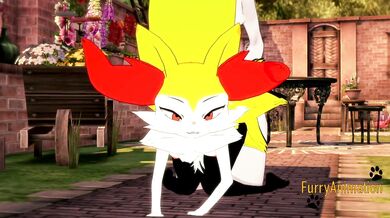 Pokemon Hentai - Fennekin is Fucked by Mewtwo