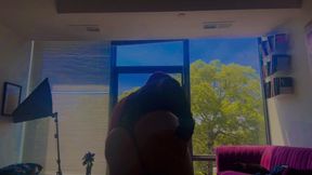 GODDESS MISTRESS PRETTY ASS AND BODY WORSHIP IN BLACK FISHNET LINGERIE