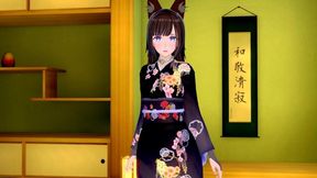 3d Hentai - Amagi - (azur Lane / Koikatsu)
