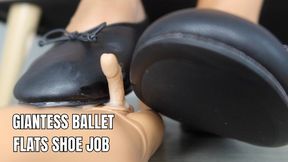 Giantess ballet flats shoe job - OnlyVanessa