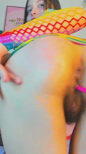 Masturbation Sex Naked Pussy Hairy Dildo