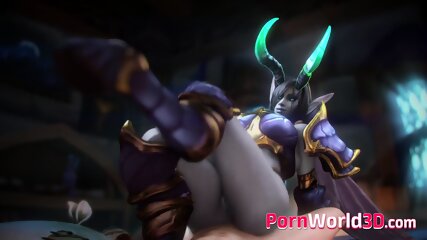 World of Warcraft Heroes with Gorgeous Body Wants Anal