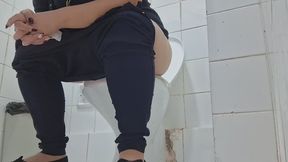 “Feminine Need: Unfiltered Public Restroom”