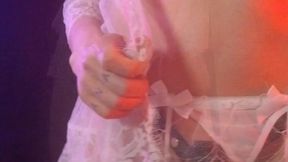 your wife is dancing for you.