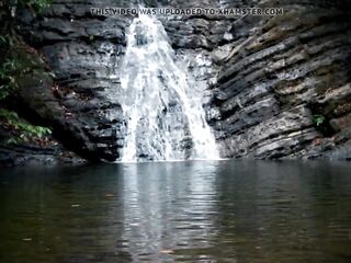 Wales beneath the waterfall