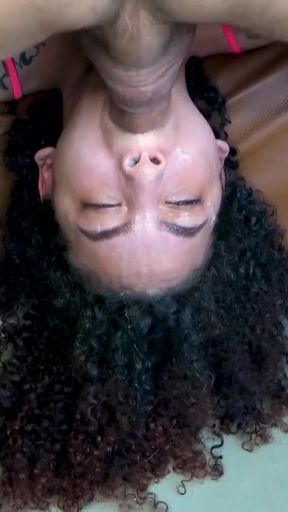 This HOMESCHOOLED LATINA TEEN escaped her strict parents and SWALLOWED every drop for me   Clip 1