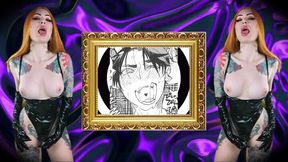 Stupid male ahegao goon-clown - porn addiction, gooner, gooning