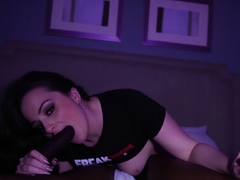 Lillianette - Two Big Dicks For Brunette