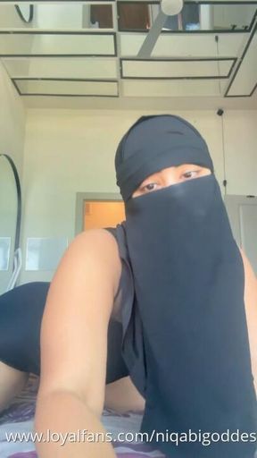 You only cum for my hijabi ass