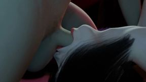 Nexus 3 Neon dreams  Cyberpunk love with busty brunette  Intense deepthroat