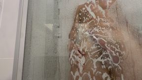 Hot shower while you look at me