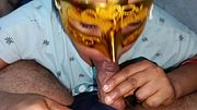 Amateur Blowjob Fuels Endless Explosive Facial Cum