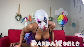 submissive ebony clown slut sucks and fucks her bbc master facial piss