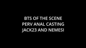 (dry version) behind the scene,perv anal casting nemesi and jack23,0%pussy only anal,milk fetish,rimming,hardcore,bdsm,cum on high heels and feet