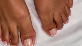 Pink Foxx Wiggles Toes with French Pedicure